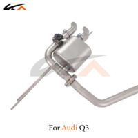 Système d'échappement KA Tuning pour Audi Q3 1.4T en acier inoxydable Catback avec silencieux et soupape