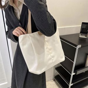 Customization Shopping Canvas Leather Tote Bags With Custom Printed Logo for Women Plain Tote Bags High Quality - Product Image 3