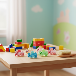 Fermagli per capelli Kitty Love da 7 cm con motivo colorato per bambine in stile cartone animato - Product Image 2