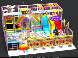 Équipement de jeu souple pour enfants en plein air, parc d'attractions, piscine à balles avec toboggan, maison de jeu, tunnel en plastique, aire de jeux intérieure - Product Image 3
