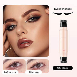 Pensil Eyeliner Stamp Bulu Mata Double Head Private Label, Tahan Lama 24 Jam, Tahan Air, Model Winged - Product Image 6
