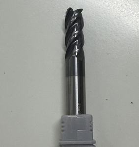 Premium HRC70 karbür 4 flüt uç freze paslanmaz çelik CNC makinesi araçları için yüksek aşınma direnci freze kesicisi - Product Image 4