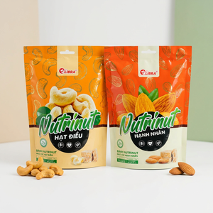 hot Sale Outdoor Trail Cashew Almond Nut Bar 195g High Fiber Energy Boost Direct Factory OEM ODM - Product Image 1