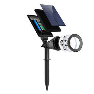 조정 가능한 태양 스포트라이트 IP65 방수 정원 마당 야외 LED 태양 충전 스포트라이트 - Product Image 3