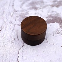 Boîte à bijoux en bois massif de luxe personnalisée, boîte d'emballage vintage marron pour bagues, boucles d'oreilles, colliers, boîte de présentation de cadeaux