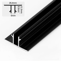 Profilé de plafond suspendu en forme de double T en alliage d'aluminium, bande décorative pour bordure de plafond pour plafond en plaque de plâtre dissimulée