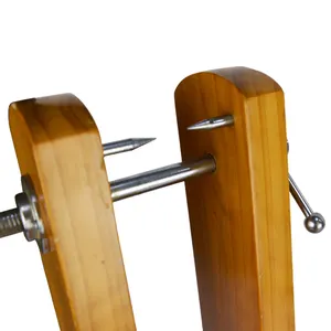 ขาตั้งและที่วางแฮมแบบคลาสสิกทำจากไม้สนสำหรับอิตาลีและแฮมสเปน - Product Image 2