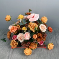 Boule de fleurs d'hortensia en soie personnalisée en usine, toucher réel, rose pâle et blanc, 60 cm, grande boule de fleurs artificielle