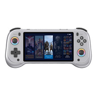 Konsol Game Genggam H55 PRO HD Layar IPS 5.5 Inci Sistem Operasi Linux Open-source, Mendukung Wi-Fi PSP, Produk Terbaru