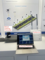 Système d'éclairage public avec contrôleur NEMA LTE/4G/LoRaWAN, contrôle de gradation à 1 canal, 800W, portée de 2 km, étanche