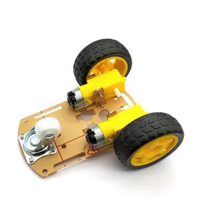 Smart Robot Car 2WD Motor Chassis /Tracing Fernbedienung Zweirad antrieb Dreirad-Universal rad teile