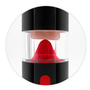 Galaku Dream Lover, Dispositivo de Masturbación Masculina 2 en 1 con Lengua Vibradora, Copa de Masturbación con 7 Velocidades de Vibración, 100% Impermeable, TPE+ABS - Product Image 6