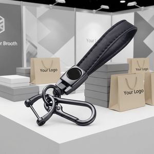 Fabricantes chinos esmalte duro ornamentación Artificial grabado pu cuero personalizado llavero todo en blanco - Product Image 1