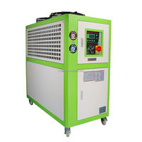 Refroidisseur d'eau industriel Lipeng 5HP à prix d'usine, unité de congélation à refroidissement par air et eau, système de refroidissement d'eau industriel pour machines d'usine