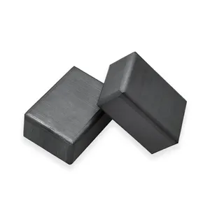 Nuovissimo potente Ferrite blocco magnetico morbido ferriti rettangolo magnete applicazione Ferrite arco in ceramica magnete