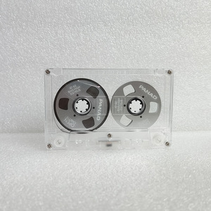 Cassette audio vierge personnalisée entièrement transparente à bobine ouverte, bobines doubles en aluminium multicolores, 50 minutes, double face, haute fidélité, DIY - Product Image 5