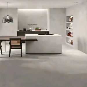 Revestimiento de microcemento a base de agua de alta adherencia para uso en paredes interiores Piso de microcemento Microcemento blanco para aplicación en pisos - Product Image 3