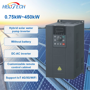 HBDTECH 0.75kW-450kW Convertisseur d'inverseur solaire hors réseau Intelligent PV550 MPPT Pump Drive | <span class=keywords><strong>Protection</strong></span> <span class=keywords><strong>pour</strong></span> <span class=keywords><strong>puits</strong></span> sec et réservoir plein. - Product Image 1