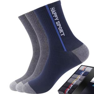 Chaussettes de sport athlétiques pour hommes en coton supérieur, rayées blanches et noires, respirantes, sans effort, personnalisables, avec logo, tendance 2026 - Product Image 2
