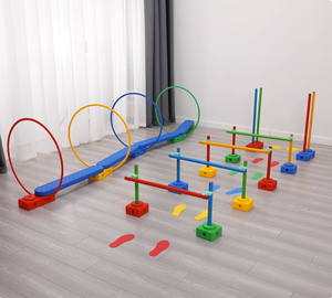 Circuito <span class=keywords><strong>de</strong></span> Obstáculos para Niños, Entrenamiento <span class=keywords><strong>de</strong></span> Equilibrio y Coordinación, Juego <span class=keywords><strong>de</strong></span> Saltos, Aros <span class=keywords><strong>de</strong></span> Agilidad <span class=keywords><strong>de</strong></span> Plástico Resistente, Equipo Sensorial - Product Image 3