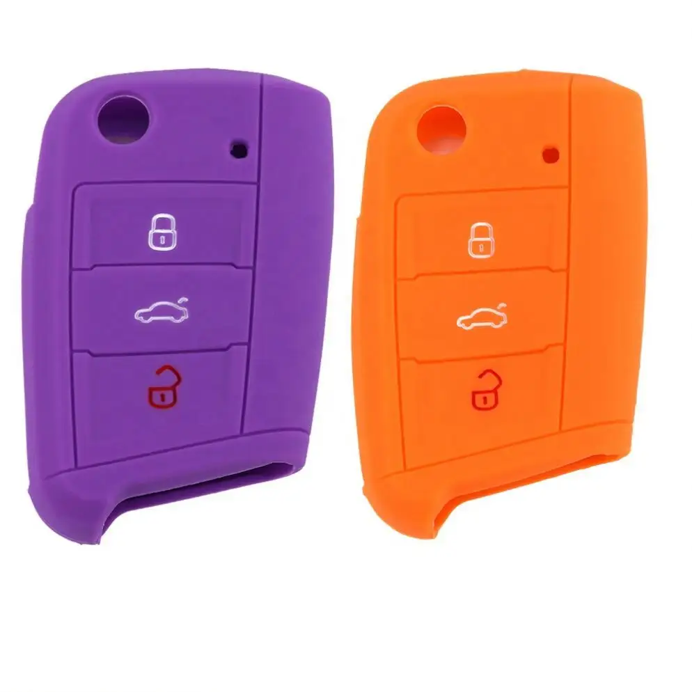 Silicone Flip Key Cover Remote Control Car Key Shell Protector