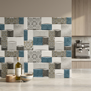 Azulejos de Pared de Porcelana Modernos para Exteriores, Efecto Piedra Arenisca, Acabado Brillante, 300x600mm, Cerámica de la Fábrica Vistaar, India - Product Image 5