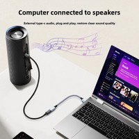 Adaptador USB Macho a Tipo-C Hembra para Computadora/Laptop, Modelo Y20 de Cobre, Cable Convertidor para Auriculares Digitales