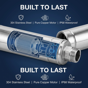 <span class=keywords><strong>Pompe</strong></span> à eau <span class=keywords><strong>solaire</strong></span> submersible 500 w 48v dc, système de <span class=keywords><strong>pompe</strong></span> à eau <span class=keywords><strong>solaire</strong></span>, pour moto et <span class=keywords><strong>étang</strong></span>, meilleur prix - Product Image 2