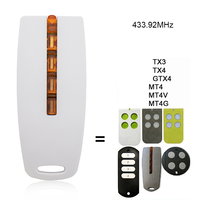 Télécommande de garage TX3TX4 GTX4 MT4 MT4V MT4G 433,92 MHz à code roulant pour ouvre-porte de garage MHouse