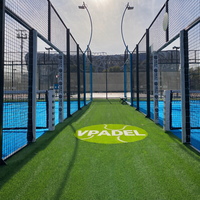Cancha de Pádel Panorámica Completa de la Mejor Calidad a Precio de Fábrica para Parques al Aire Libre y Comunidades Residenciales