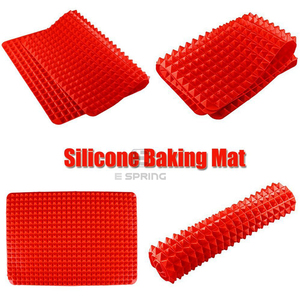 Tapis de cuisson en silicone Pyramide - <span class=keywords><strong>Le</strong></span> <span class=keywords><strong>meilleur</strong></span> tapis de cuisson sain pour chef, outils de pâtisserie résistants à la chaleur KCW-005 - Product Image 2