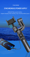KAZHI Stabilisateur de Cardan Pliable Smart Handheld F10pro 3 Axes Mobile Phone Selfie Stick Flexible Professional Face Tracking