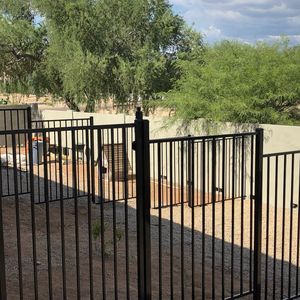 <span class=keywords><strong>Ringhiere</strong></span> <span class=keywords><strong>in</strong></span> <span class=keywords><strong>Ferro</strong></span> Preassemblate per Patio e Prato, Bordo Decorativo con Rivestimento Resistente alle Intemperie e Montaggio Semplice - Product Image 4