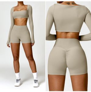 Ropa de Yoga para Adultos, Ropa Deportiva Suave para Gimnasio, Ropa Deportiva Activa, Leggings de Manga Larga, Pantalones de Yoga Reciclables para Mujer, Cintura Alta - Product Image 5