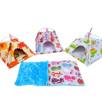 Nichoir suspendu pour oiseaux, hamac pour cage à pinsons, tente douillette pour petits et moyens perroquets, perruches, agapornis, gris africains, budgies