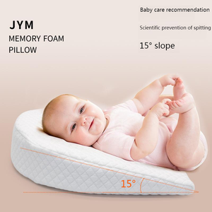Jiyimei, almohada para dormir de espuma viscoelástica de rebote lento, protección del cuello para niños, almohada para cama de bebé, - Product Image 3