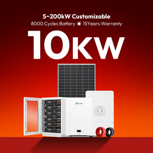 Sunpal công nghiệp Off Grid lai năng lượng mặt trời hệ thống năng lượng 15KW 20kW 30Kw hoàn thành đầy đủ năng lượng mặt trời hệ thống điện cho nhà lai kit - Product Image 1