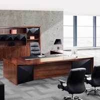 2025 personnalisation bureau moderne de luxe en bois massif gestionnaire de bureau moderne conception table de direction personnalisée