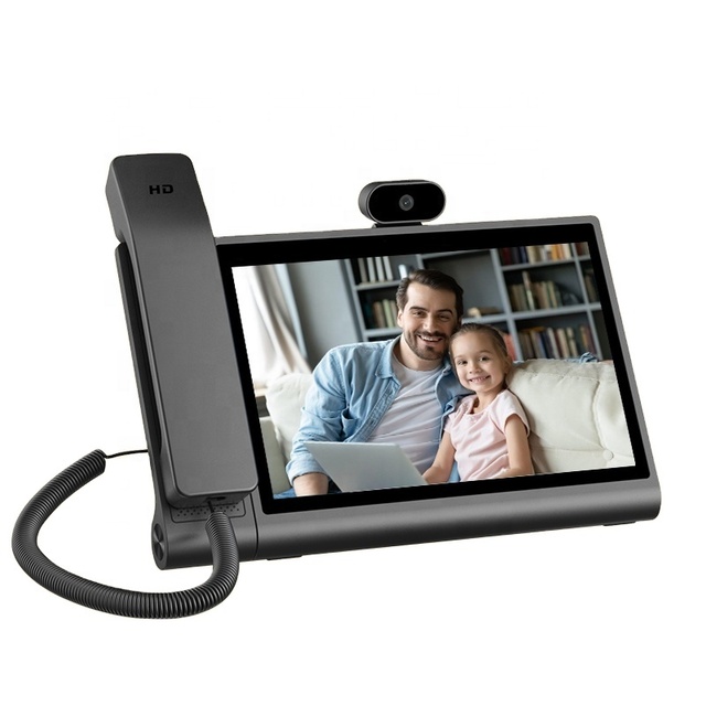 Factory OEM ODM Android IP VoIP WiFi Customized Logo Band Office PSTN Wireless SIP Smart Video Telephone
