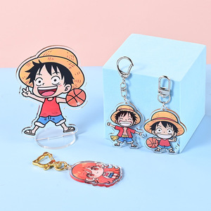 One Piece Acrylic <b>Keychains</b> With Standee Custom <b>Anime</b> Merchandise Unisex Gift Decorative Ornaments - Product Image 1