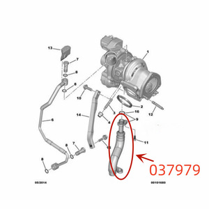 Tubo de Retorno de Aceite para Citroën 3008 C4L 1.6T Turbo V861706980, Pieza de Repuesto - Product Image 2