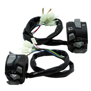 Phổ <span class=keywords><strong>LED</strong></span> màu xe máy tay lái chuyển đổi sửa đổi điều khiển cho tín hiệu lần lượt sừng & ánh sáng - Product Image 3