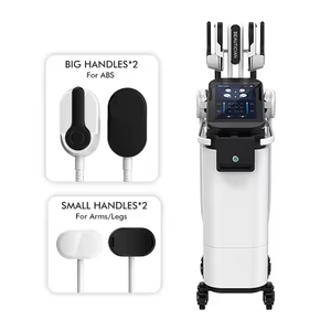 Appareil de remodelage corporel Emslim à 4 poignées, stimulateur Tesla RF pour le renforcement musculaire et la combustion des graisses, pour le lifting des hanches, des fesses et des mains, compatible avec les prises AU/US/EU - Product Image 3