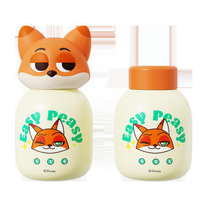 Gobelet isotherme en acier inoxydable personnalisé, inspiré de Zootopia, avec paille, pour enfants, portable, avec <span class=keywords><strong>poignée</strong></span> et pour - Product Image 5