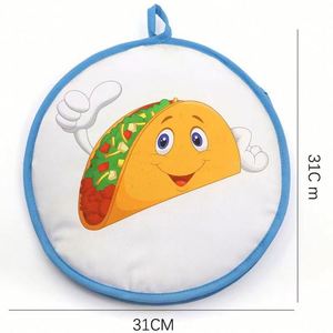 Custom Printed Folding <b>Tortilla</b> <b>Warmer</b> Basket Made From Durable Polyester Material Corporate Gifts - Product Image 4