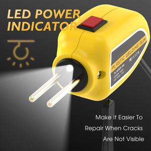 100W saldatore di <span class=keywords><strong>plastica</strong></span> portatile cucitrice <span class=keywords><strong>a</strong></span> <span class=keywords><strong>caldo</strong></span> Kit di riparazione in <span class=keywords><strong>plastica</strong></span>, Kit di saldatura in <span class=keywords><strong>plastica</strong></span> 220V con 200 pezzi saldatore graffette - Product Image 6