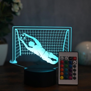 Customize Luminous Lamp Unique Room Decoration and Commemorative Gift <b>Plug</b>-In LED Night Light for Sports - Product Image 6