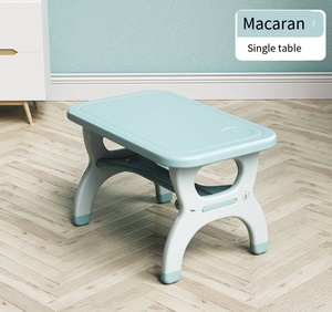 Nuovo Tavolo per Compiti in Plastica per Bambini Facile <span class=keywords><strong>da</strong></span> Montare Scrivania per Studio Set Scrivania e Sedia per l'Apprendimento dei Bambini - Product Image 3