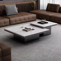 Meubles de salon modernes au design unique nordique Table d'appoint en marbre naturel combinaison extensible Portable pour un usage domestique