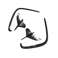 Kit de carrosserie populaire pour BMW Série 8 G14 : Décoration de sortie d'air de pare-chocs arrière en fibre de carbone sèche 3K de haute qualité, style X amélioré